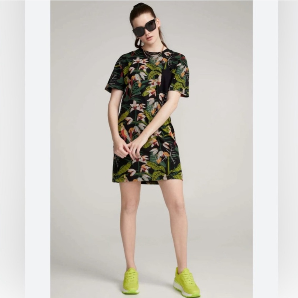 Original Au Cotton - NWT - tropical print dress - 100% cotton